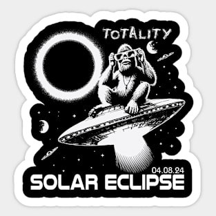 Total  Solar Eclipse 2024 Totality April 8 Sticker